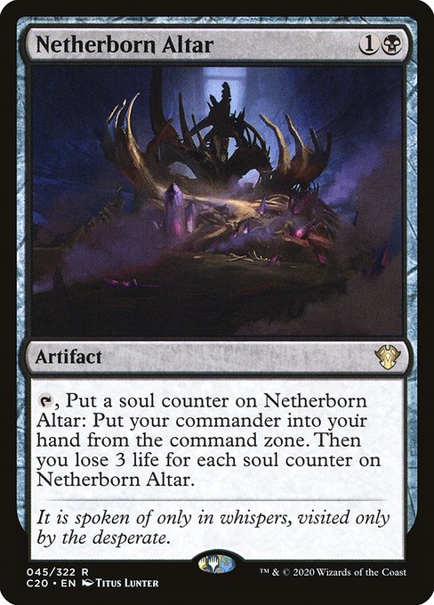 Netherborn Altar (45) [Commander 2020]