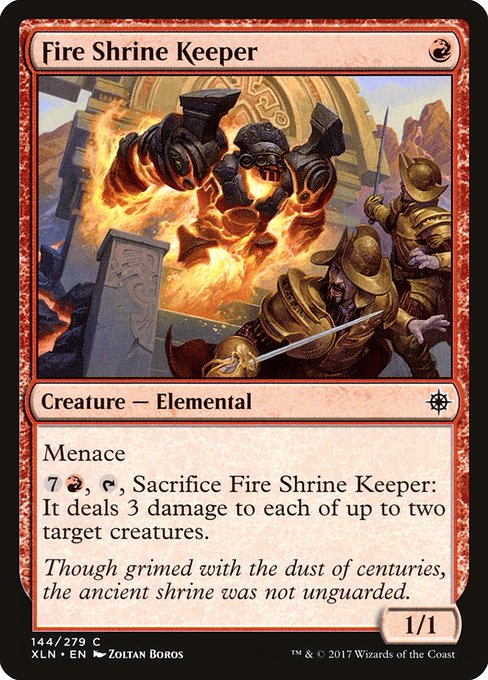 Fire Shrine Keeper (144) [Ixalan]