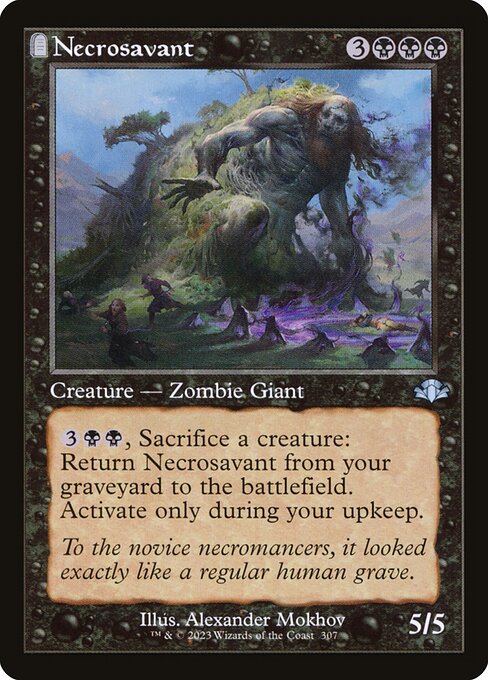 Necrosavant (307) [Dominaria Remastered]