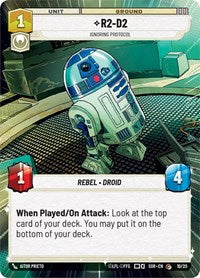 R2-D2 - Ignoring Protocol (Hyperspace) (10/20) [Spark of Rebellion Weekly Play Promos]