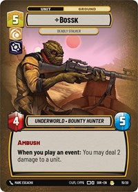 Bossk - Deadly Stalker (15/20) [Spark of Rebellion Weekly Play Promos]
