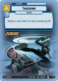 Takedown (Surge Foil) (1/2) [Judge Promos]