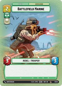 Battlefield Marine (01/20) [Spark of Rebellion Weekly Play Promos]