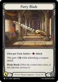 Parry Blade - LGS242 (LGS242) [Flesh and Blood Promo Cards]
