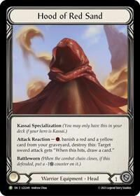 Hood of Red Sand - LGS249 (LGS249) [Flesh and Blood Promo Cards]