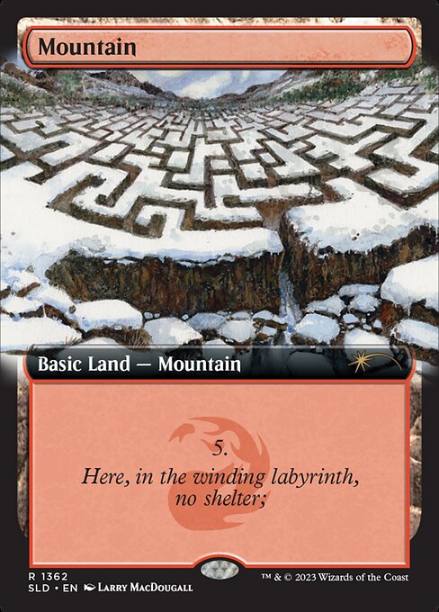 Mountain (1362) [Secret Lair Drop] [Extended Art]