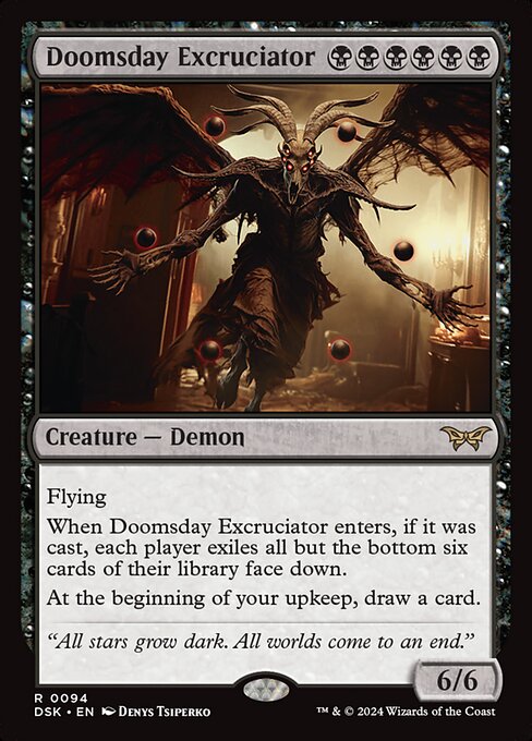 Doomsday Excruciator (94) [Duskmourn: House of Horror]