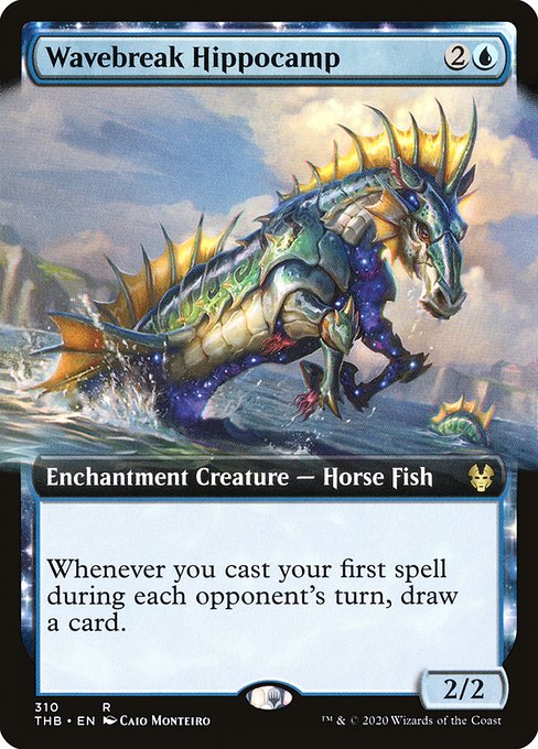 Wavebreak Hippocamp (310) [Theros Beyond Death] [Extended Art]