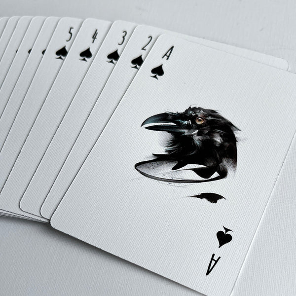 Be Like A Crow Playing Cards image 0