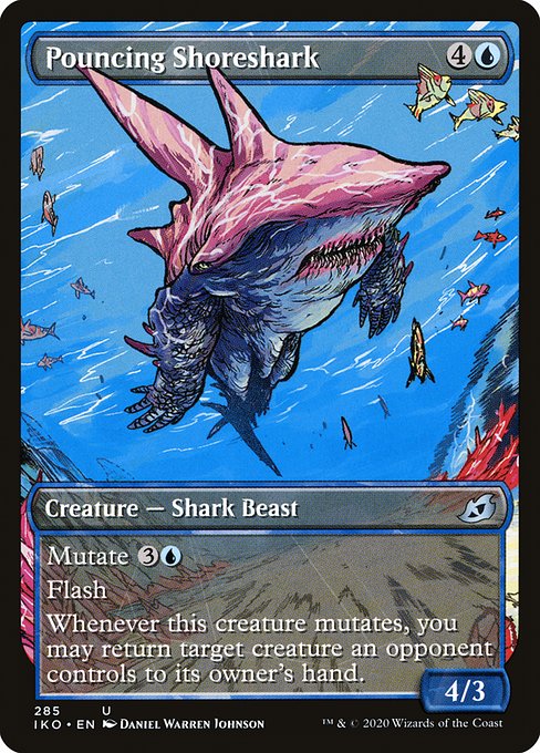 Pouncing Shoreshark (285) [Ikoria: Lair of Behemoths] [Showcase]