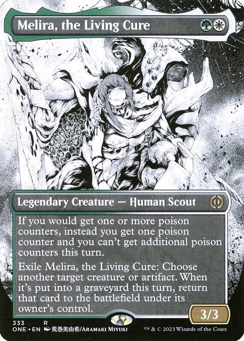 Melira, the Living Cure (333) [Phyrexia: All Will Be One] [Showcase, Borderless]