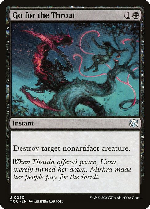 Go for the Throat (250) [March of the Machine Commander]