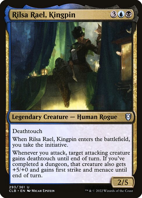Rilsa Rael, Kingpin (293) [Commander Legends: Battle for Baldur's Gate]