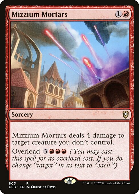 Mizzium Mortars (803) [Commander Legends: Battle for Baldur's Gate]