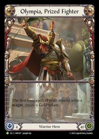 Olympia, Prized Fighter - HER107 (HER107) [Flesh and Blood Promo Cards]