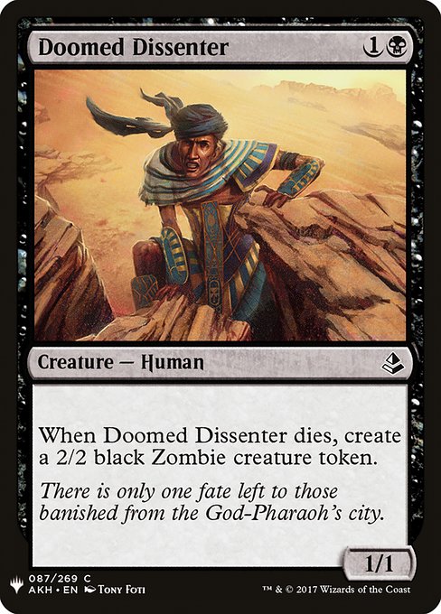 Doomed Dissenter (AKH-87) [The List]