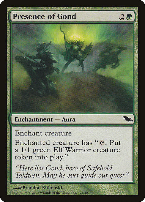 Presence of Gond (125) [Shadowmoor]