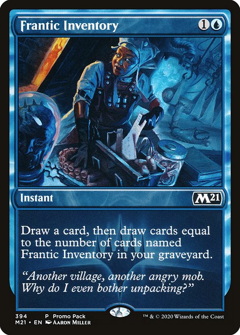 Frantic Inventory (394) [Core Set 2021]