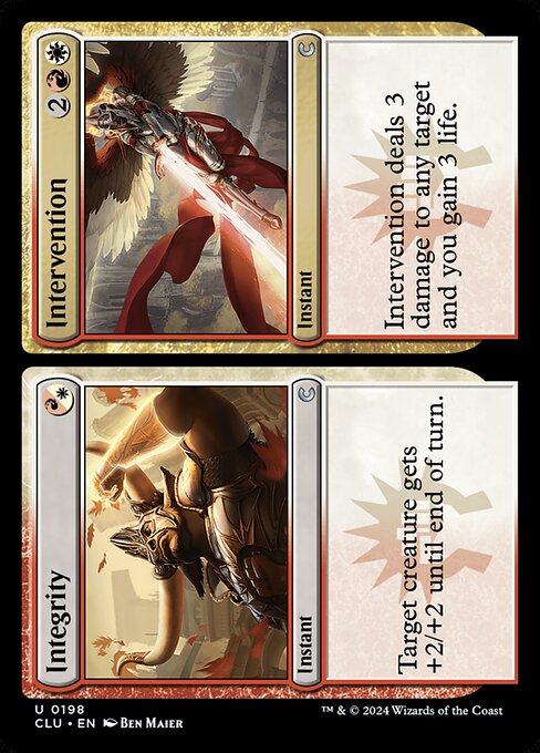 Integrity // Intervention (198) [Ravnica: Clue Edition]