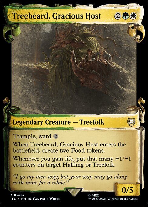 Treebeard, Gracious Host (483) [Tales of Middle-earth Commander] [Showcase]