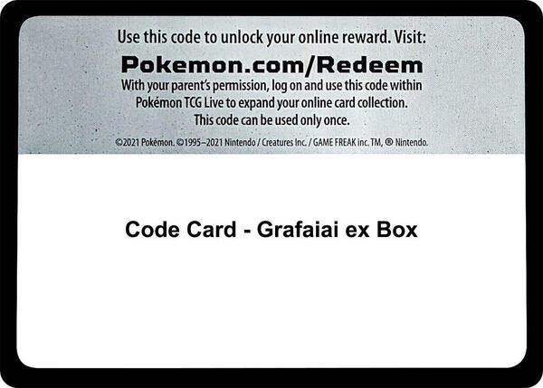 Code Card - Grafaiai ex Box [Miscellaneous Cards and Products]