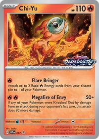 Chi-Yu - 057 (Prerelease) [Staff] (057) [SV Scarlet and Violet Promo Cards]