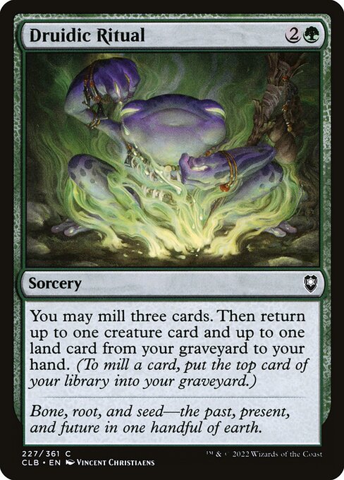 Druidic Ritual (227) [Commander Legends: Battle for Baldur's Gate]
