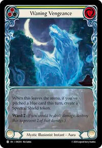 Waning Vengeance (Yellow) (ENG013) [Blitz Deck Part the Mistveil Enigma]