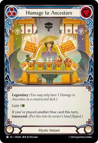 Homage to Ancestors (ENG026) [Blitz Deck Part the Mistveil Enigma]