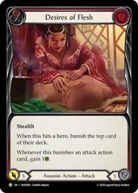 Desires of Flesh (Red) (NUU009) [Blitz Deck Part the Mistveil Nuu]