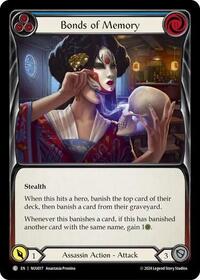 Bonds of Memory (Blue) (NUU017) [Blitz Deck Part the Mistveil Nuu]