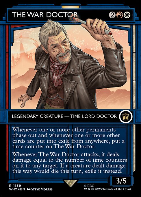 The War Doctor (1139) [Doctor Who] [Showcase, Borderless]