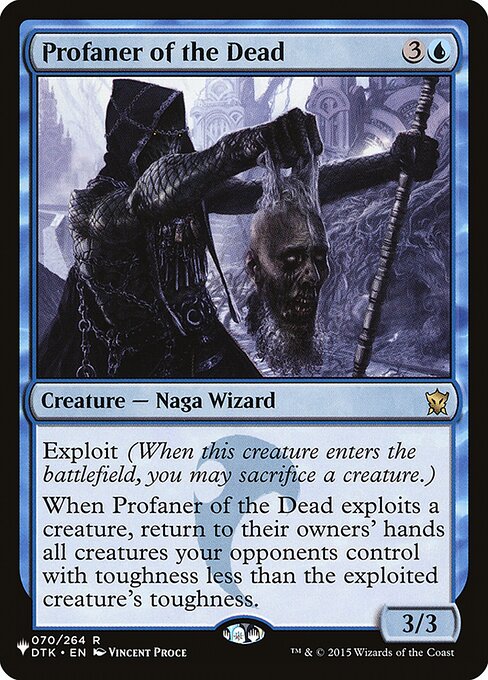 Profaner of the Dead (DTK-70) [The List]