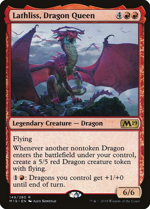 Lathliss, Dragon Queen (149) [Core Set 2019]