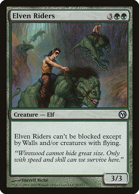 Elven Riders (59) [Duels of the Planeswalkers]
