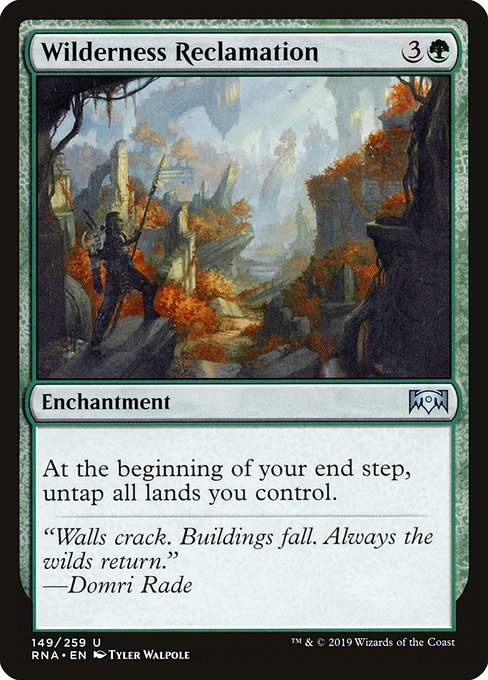 Wilderness Reclamation (149) [Ravnica Allegiance]