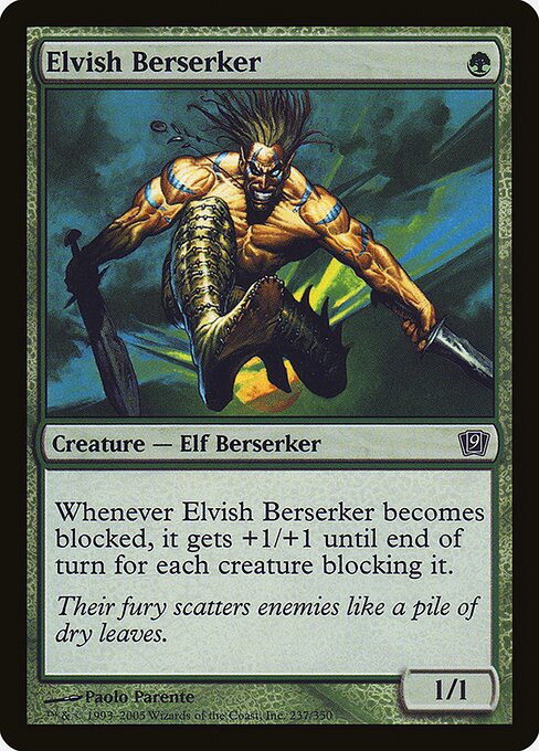 Elvish Berserker (237★) [Ninth Edition]