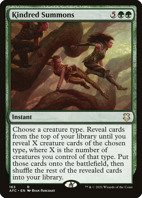 Kindred Summons (163) [Forgotten Realms Commander]