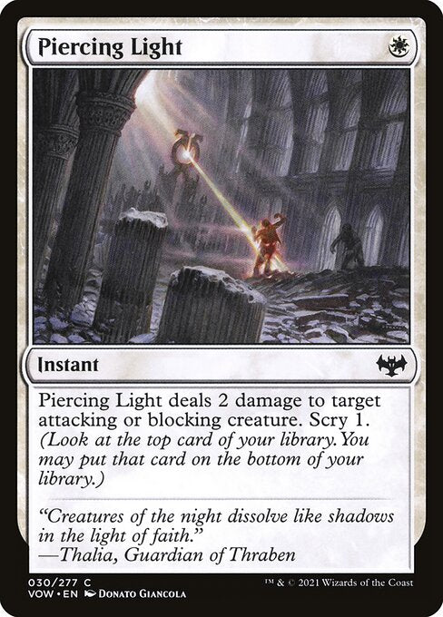Piercing Light (30) [Innistrad: Crimson Vow]
