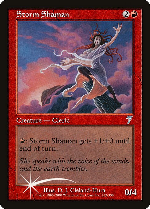 Storm Shaman (222★) [Seventh Edition]