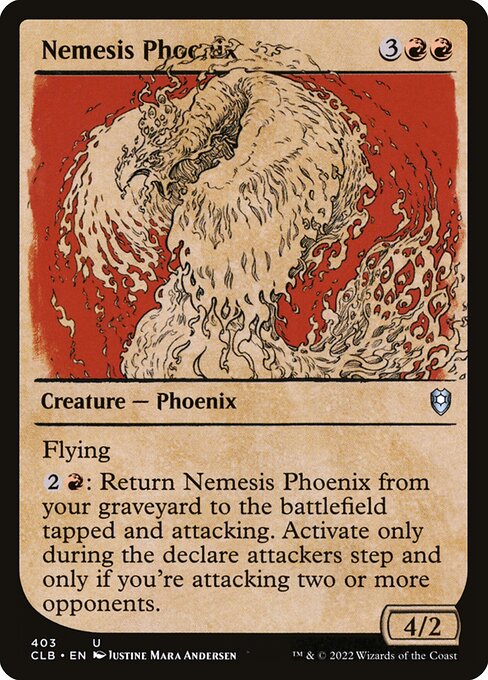 Nemesis Phoenix (403) [Commander Legends: Battle for Baldur's Gate] [Showcase]