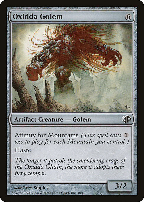 Oxidda Golem (46) [Duel Decks: Jace vs. Chandra]