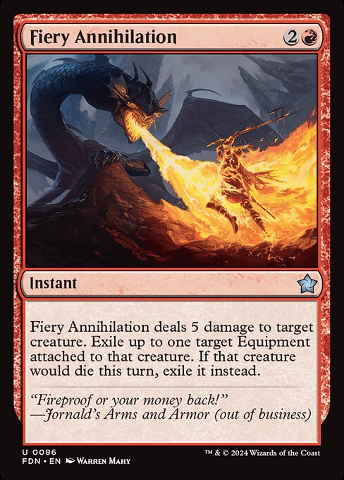 Fiery Annihilation (86) [Foundations]