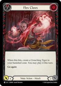 Flex Claws (Red) (ZEN009) [Blitz Deck Part the Mistveil Zen]