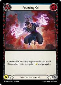 Pouncing Qi (Blue) (ZEN023) [Blitz Deck Part the Mistveil Zen]