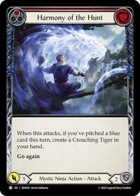 Harmony of the Hunt (Red) (ZEN010) [Blitz Deck Part the Mistveil Zen]