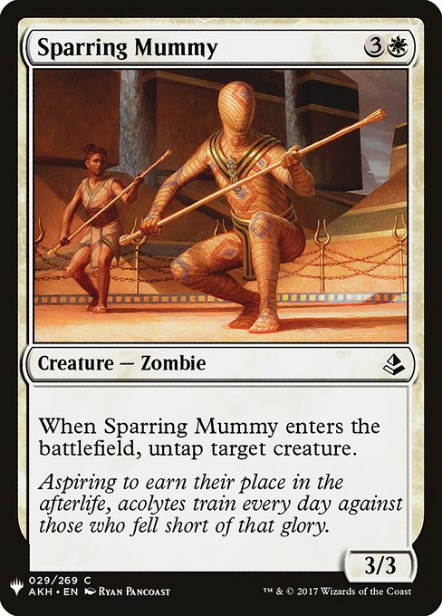Sparring Mummy (AKH-29) [The List]
