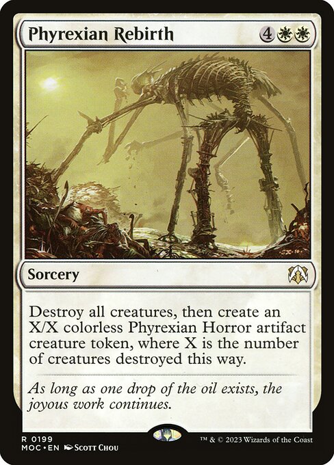 Phyrexian Rebirth (199) [March of the Machine Commander]