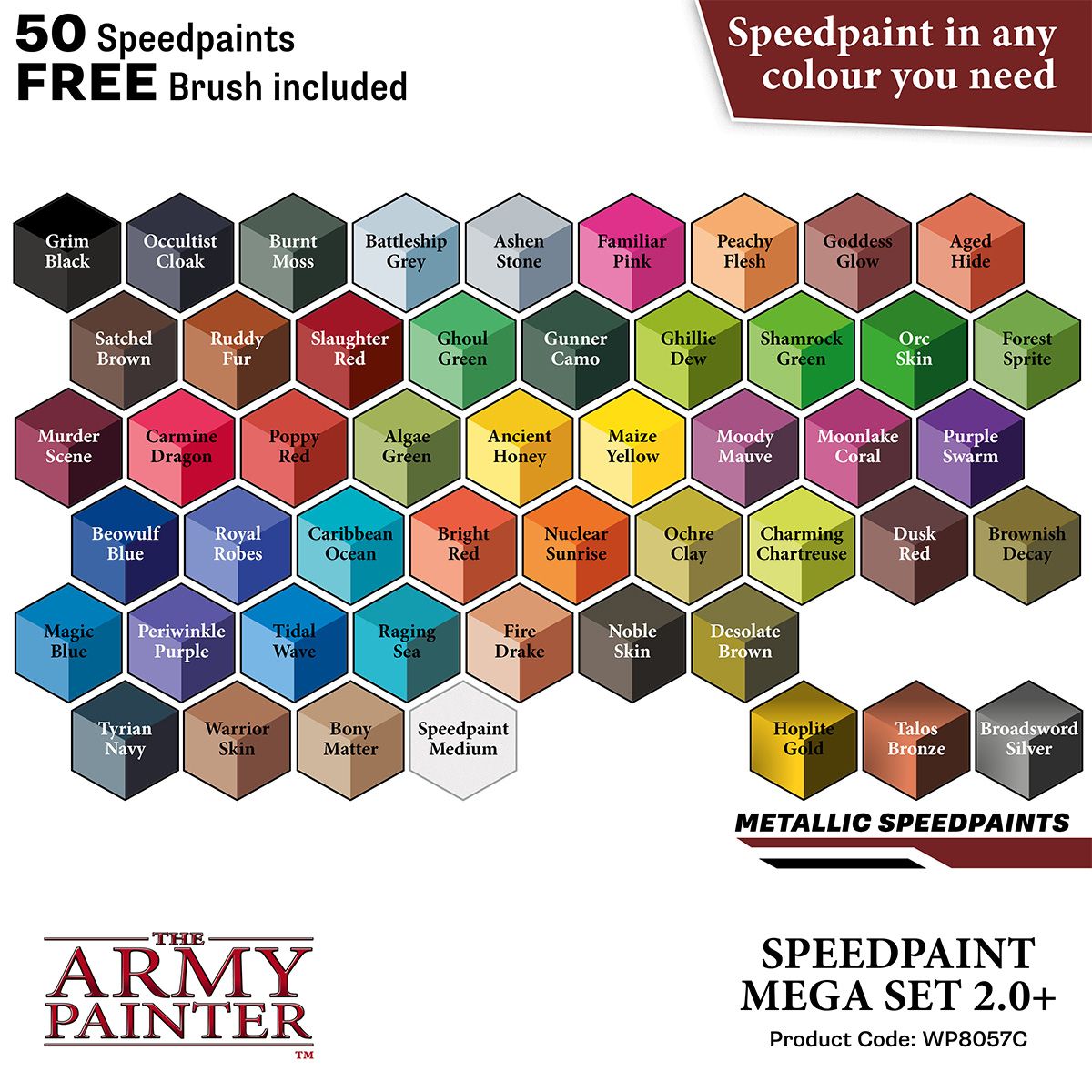 Army Painter Speedpaint Mega Set 2.0 - 50 Colour image 1