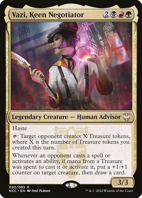 Vazi, Keen Negotiator (92) [New Capenna Commander]